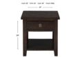 Jofran Kona Grove Castered End Table small image number 4