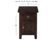 Jofran Kona Grove Castered Chairside Table small image number 4