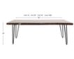 Jofran Nature's Edge Light Chestnut Coffee Table small image number 6