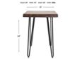 Jofran Nature's Edge Light Chestnut Chairside Table small image number 6
