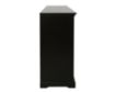 Jofran Archdale Black 4-Door Accent Cabinet small image number 4