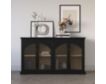 Jofran Archdale Black 4-Door Accent Cabinet small image number 9