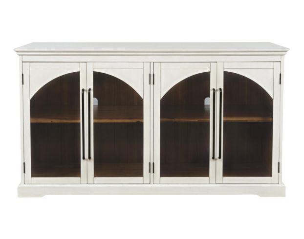 Jofran Archdale White 4-Door Accent Cabinet large image number 1