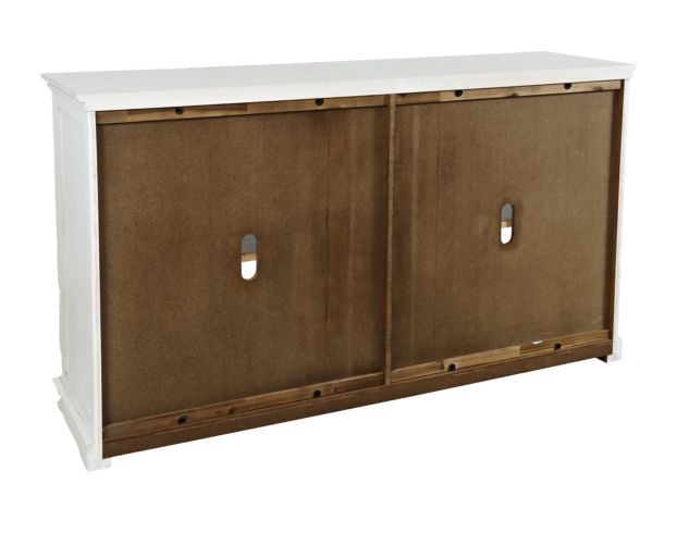 Jofran Archdale White 4-Door Accent Cabinet large image number 5