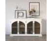 Jofran Archdale White 4-Door Accent Cabinet small image number 8