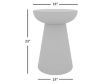 Jofran Circularity End Table small image number 8