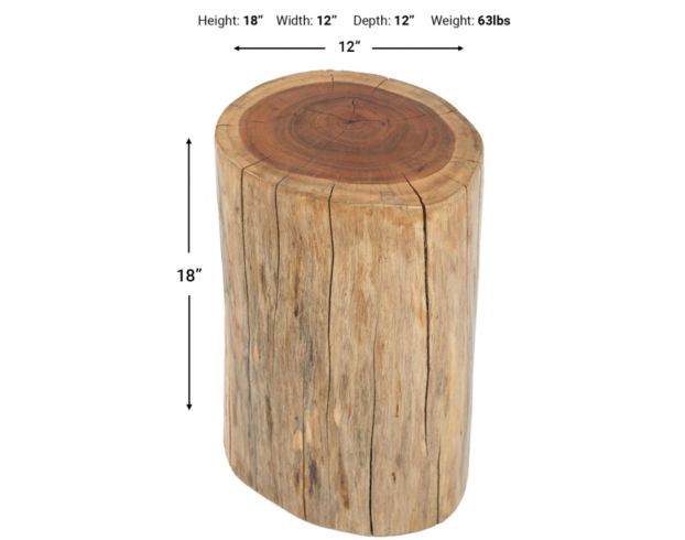 Jofran Madera Tree Stump Accent Table large image number 6