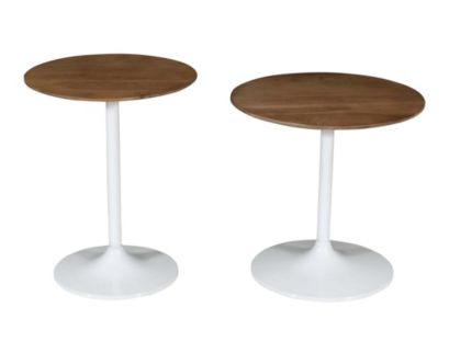 Jofran Remy White Nesting Tables