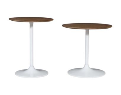 Jofran Remy White Nesting Tables