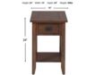 Jofran Mission Prairie Chairside Table small image number 3