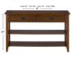 Jofran Mission Prairie Sofa Table small image number 4