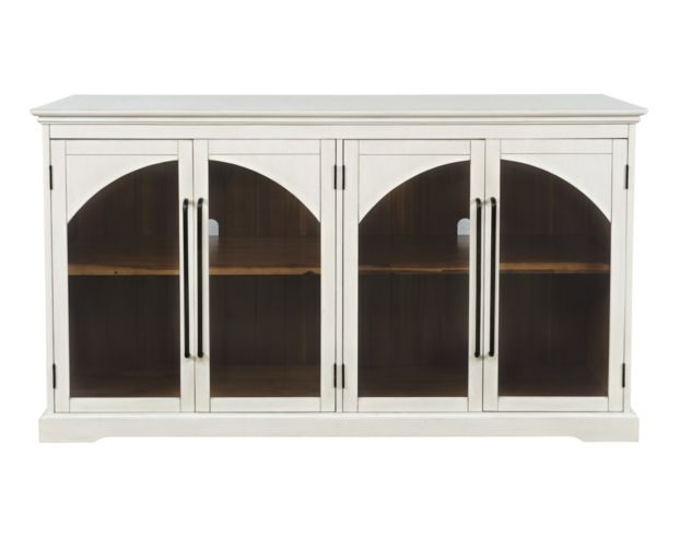 Jofran Archdale White 4-Door Accent Cabinet large image number 1