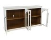 Jofran Archdale White 4-Door Accent Cabinet small image number 3