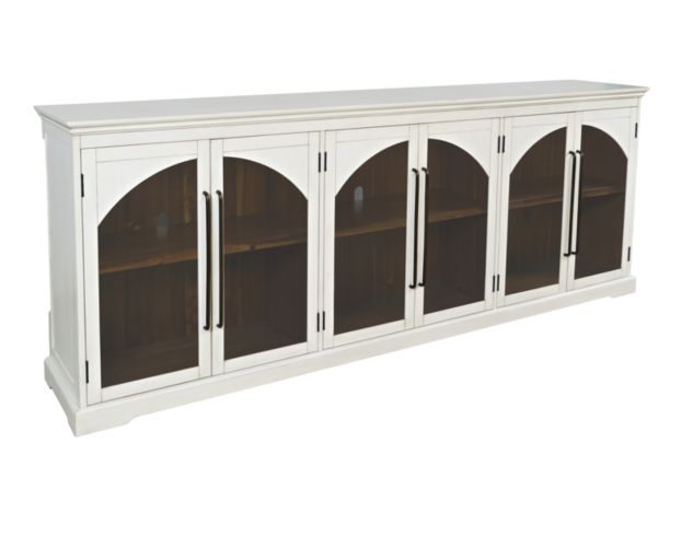 Jofran Archdale White 6-Door Accent Cabinet large image number 2