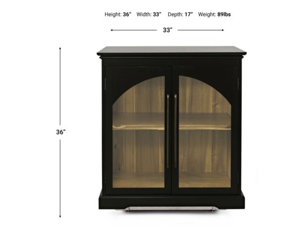 Jofran Archdale Black 2-Door Accent Cabinet large image number 10