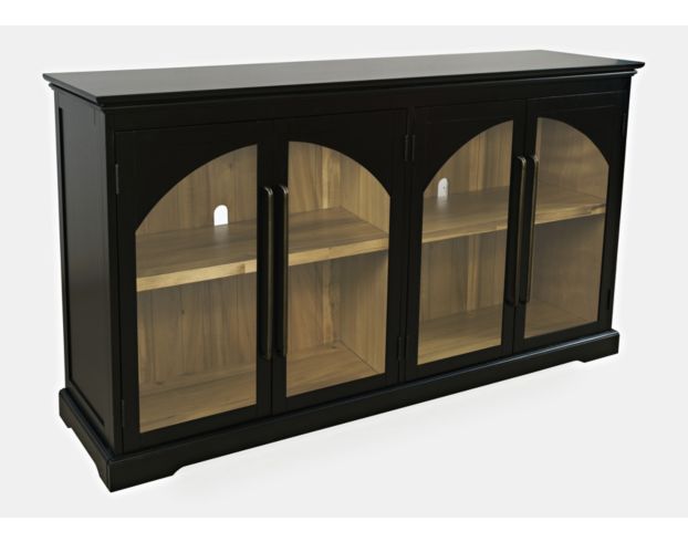 Jofran Archdale Black 4-Door Accent Cabinet large image number 3