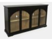 Jofran Archdale Black 4-Door Accent Cabinet small image number 3