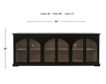 Jofran Archdale Black 6-Door Accent Cabinet small image number 8