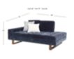 Jonathan Louis Bennett Indigo Left-Facing Chaise small image number 10