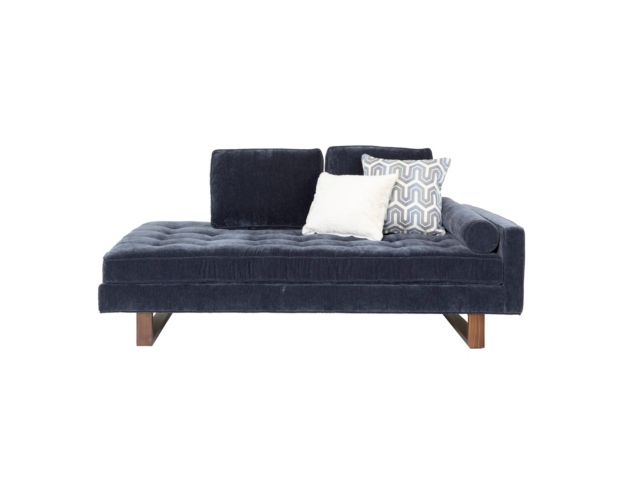 Jonathan Louis Bennett Indigo Blue Right-Facing Chaise large image number 1