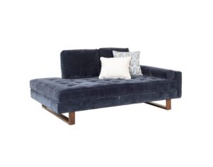 Jonathan Louis Bennett Indigo Blue Right-Facing Chaise