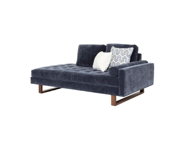 Jonathan Louis Bennett Indigo Blue Right-Facing Chaise large image number 5