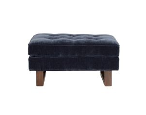 Jonathan Louis Bennett Indigo Ottoman