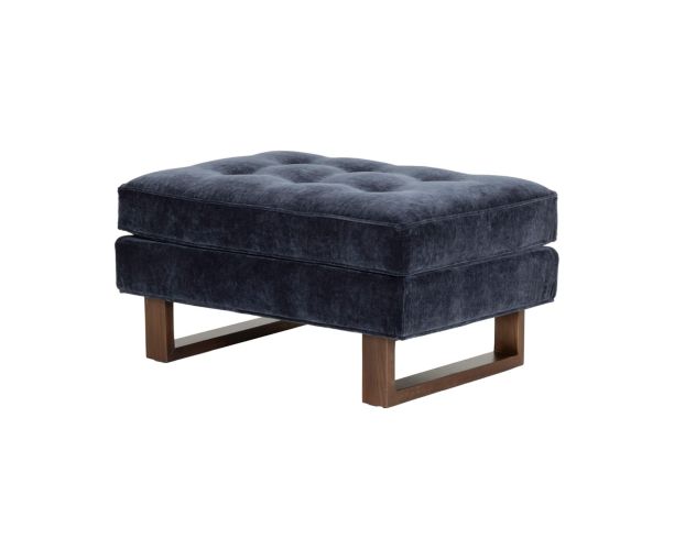 Jonathan Louis Bennett Indigo Ottoman large image number 2