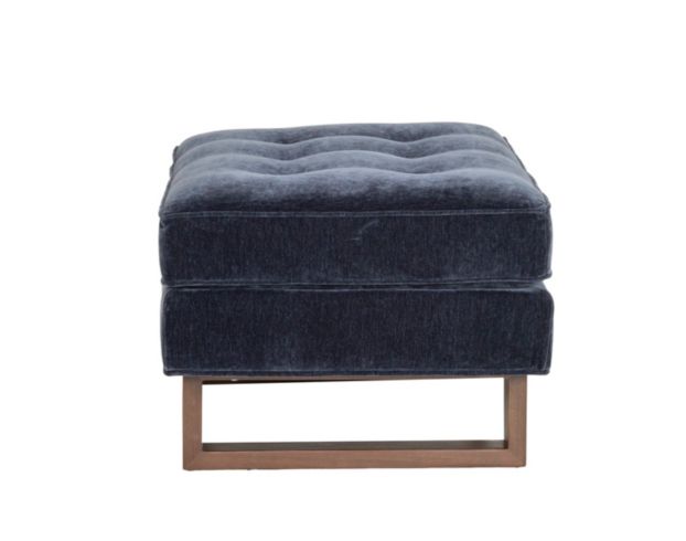 Jonathan Louis Bennett Indigo Ottoman large image number 3