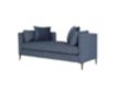 Jonathan Louis Bronxe Ink Blue Settee small image number 2