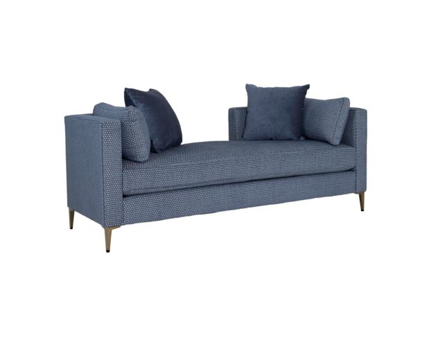 Jonathan Louis Bronxe Ink Blue Settee large image number 5