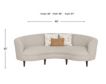 Jonathan Louis Cleo Parchment Sofa small image number 9