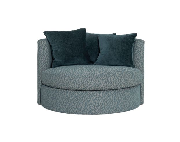 Jonathan Louis Roundabout Lagoon Blue Swivel Chair large image number 1