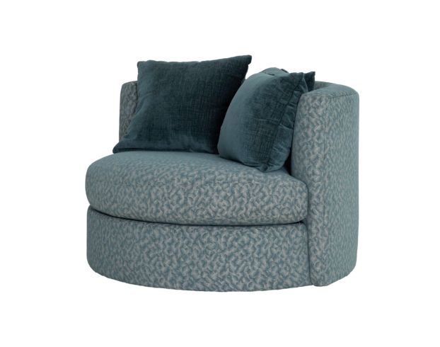 Jonathan Louis Roundabout Lagoon Blue Swivel Chair large image number 2