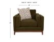 Jonathan Louis Kelsey Zayden Olive Arm Chair small image number 8