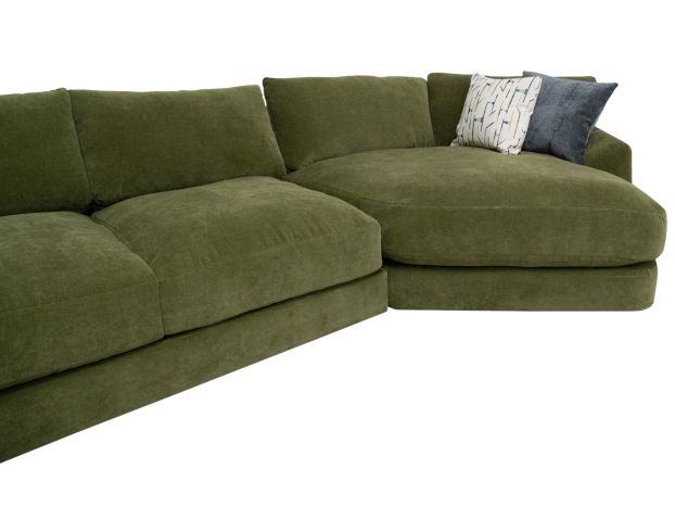 Jonathan Louis Tawny Forest Green 4-Piece Sectional with Right Cuddler Chaise large image number 2