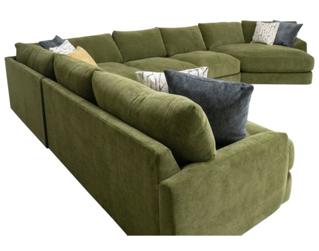 Jonathan Louis Tawny Forest Green 4-Piece Sectional with Right Cuddler Chaise large image number 3