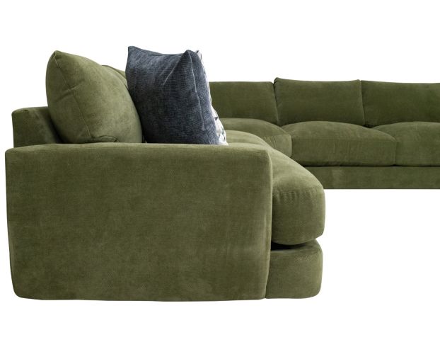 Jonathan Louis Tawny Forest Green 4-Piece Sectional with Right Cuddler Chaise large image number 4