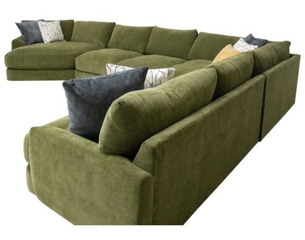 Jonathan Louis Tawny Forest Green 4-Piece Sectional with Left Cuddler Chaise large image number 3