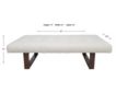 Jonathan Louis Caleb Sheepskin Natural Cocktail Ottoman small image number 5