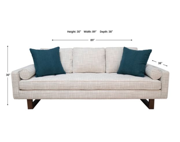 Jonathan Louis Bennett Common Thread Eucalyptus Sofa large image number 7