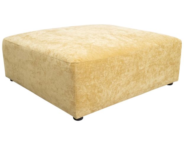 Jonathan Louis Lux Yellow Ottoman large image number 3