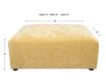 Jonathan Louis Lux Yellow Ottoman small image number 4