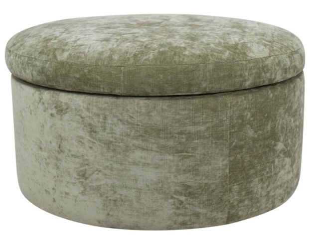 Jonathan Louis Accents 30'' Round Green Cocktail Ottoman large image number 1