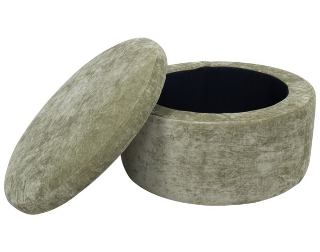 Jonathan Louis Accents 30'' Round Green Cocktail Ottoman large image number 2