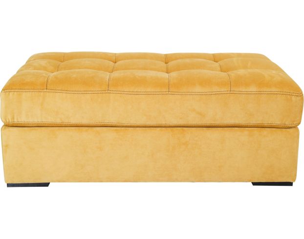 Large on sale mustard ottoman