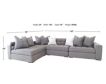 Jonathan Louis Noah 4-Piece Sectional with Side Lounge small image number 8