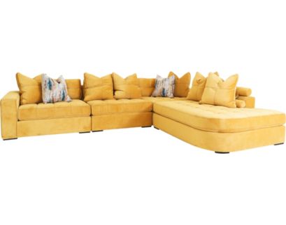 Jonathan Louis Noah 4-Piece Right-Facing Chaise Sectional