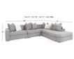 Jonathan Louis Noah Gray 4-Piece Sectional small image number 5