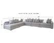 Jonathan Louis Noah Gray 6-Piece Sectional small image number 4